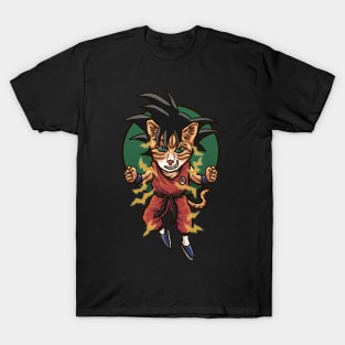 Son Goku Cat Saiyan T-Shirt